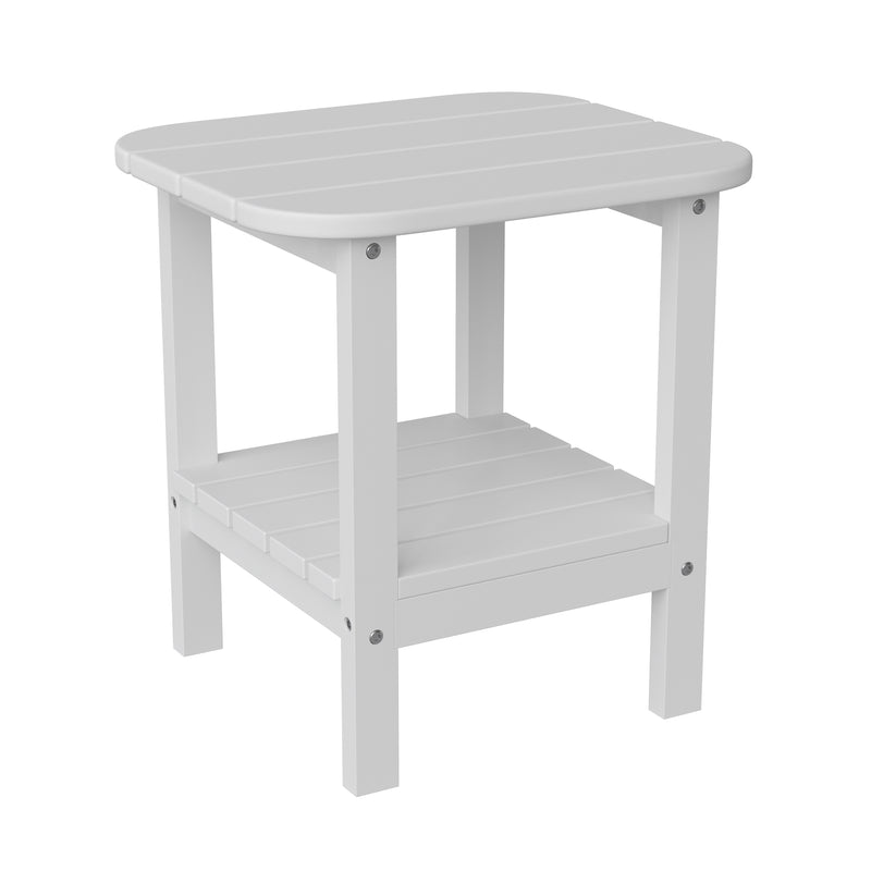 Nellis 2-Tier Adirondack Side Table - All-Weather - Indoor/Outdoor