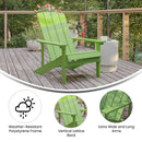 Bayfield All-Weather Poly Resin Faux Wood Adirondack Chair