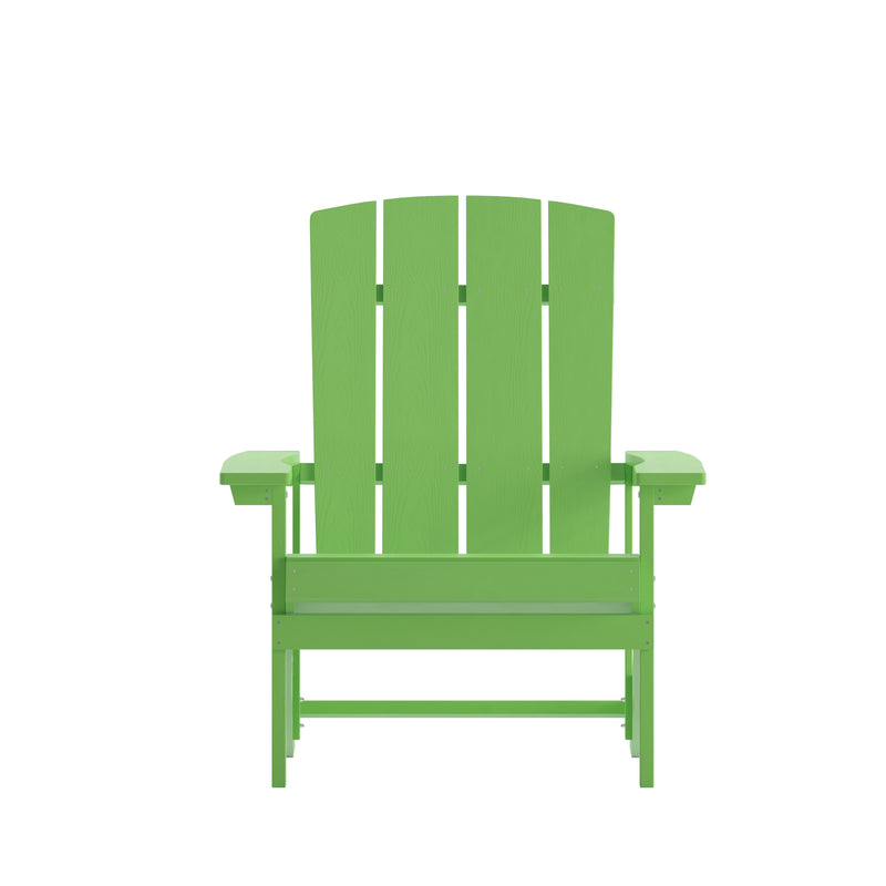 Bayfield All-Weather Poly Resin Faux Wood Adirondack Chair