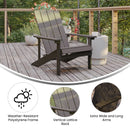 Bayfield All-Weather Poly Resin Faux Wood Adirondack Chair