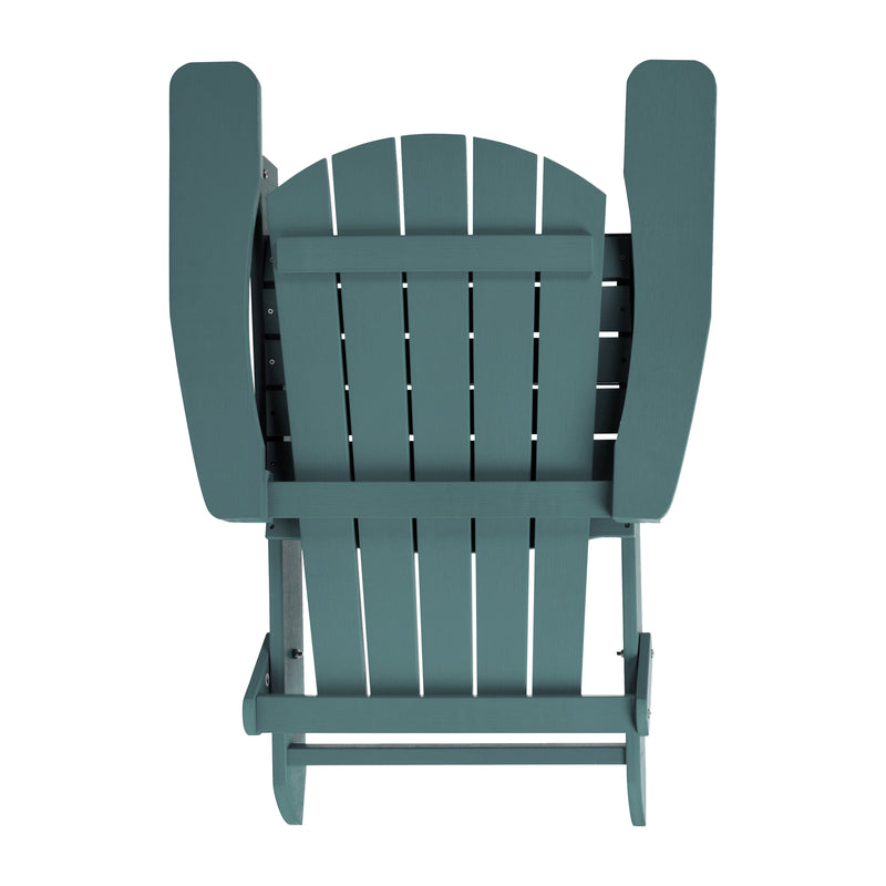 Bayfield Modern Adirondack Chair - All Weather 2 Slat Adirondack Chair - Poly Resin Wood - Stainless Steel Hardware