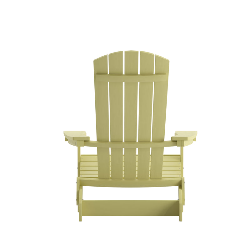 Bayfield Modern Adirondack Chair - All Weather 2 Slat Adirondack Chair - Poly Resin Wood - Stainless Steel Hardware