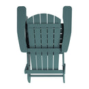 Set of 4 Bayfield Modern Adirondack Chair - All Weather 2 Slat Adirondack Chair - Poly Resin Wood - Stainless Steel Hardware