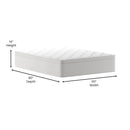 Verona 14" Premium Comfort Euro Top Hybrid Pocket Spring and Memory Foam Mattress in a Box with Reinforced Edge Support