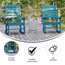 Morrison Set of 2 Rocking Chairs with - All-Weather - Indoor/Outdoor
