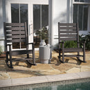 Morrison Set of 2 Rocking Chairs with - All-Weather - Indoor/Outdoor