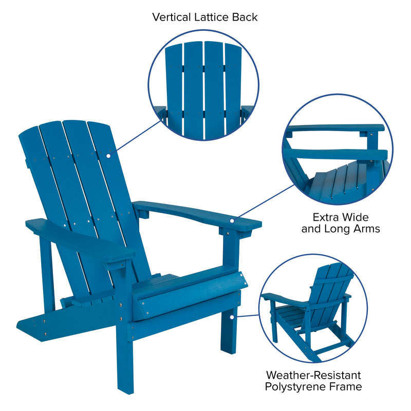 Charlestown All-Weather Poly Resin Wood Adirondack Chair