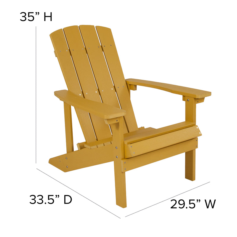 Charlestown All-Weather Poly Resin Wood Adirondack Chair