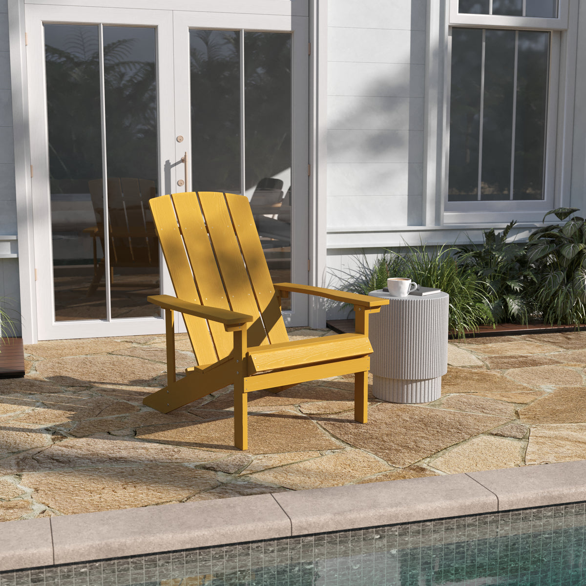 Charlestown All Weather Poly Resin Wood Adirondack Chair