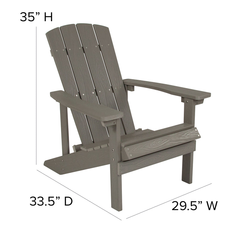 Charlestown All-Weather Poly Resin Wood Adirondack Chair