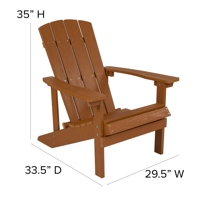 Charlestown All-Weather Poly Resin Wood Adirondack Chair