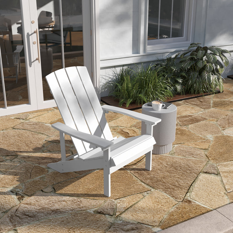 Charlestown All-Weather Poly Resin Indoor/Outdoor Folding Adirondack Chair