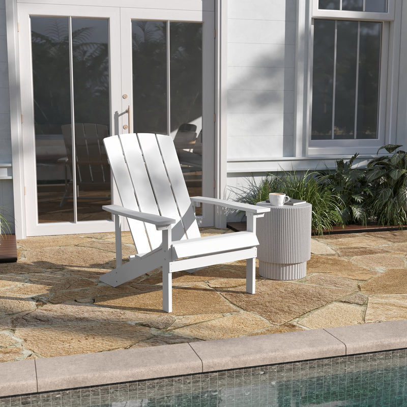 Charlestown All Weather Poly Resin Indoor Outdoor Folding Adirondack Chair