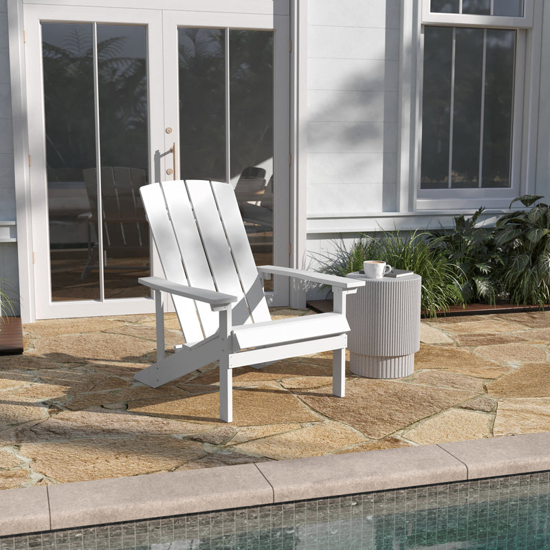 Charlestown All-Weather Poly Resin Indoor/Outdoor Folding Adirondack Chair