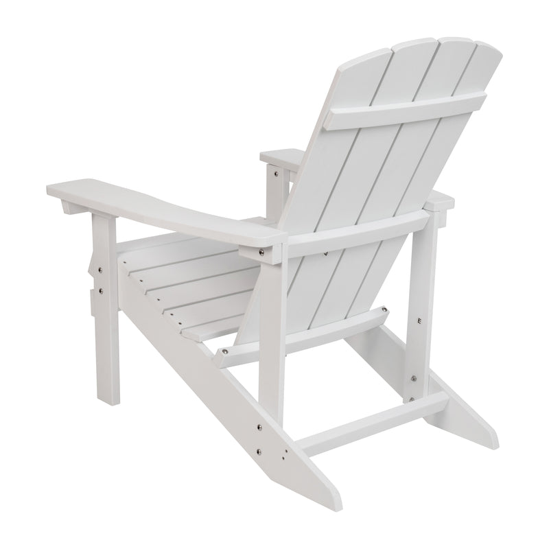 Charlestown All-Weather Poly Resin Indoor/Outdoor Folding Adirondack Chair