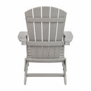 Charlestown All-Weather Poly Resin Indoor/Outdoor Folding Adirondack Chair