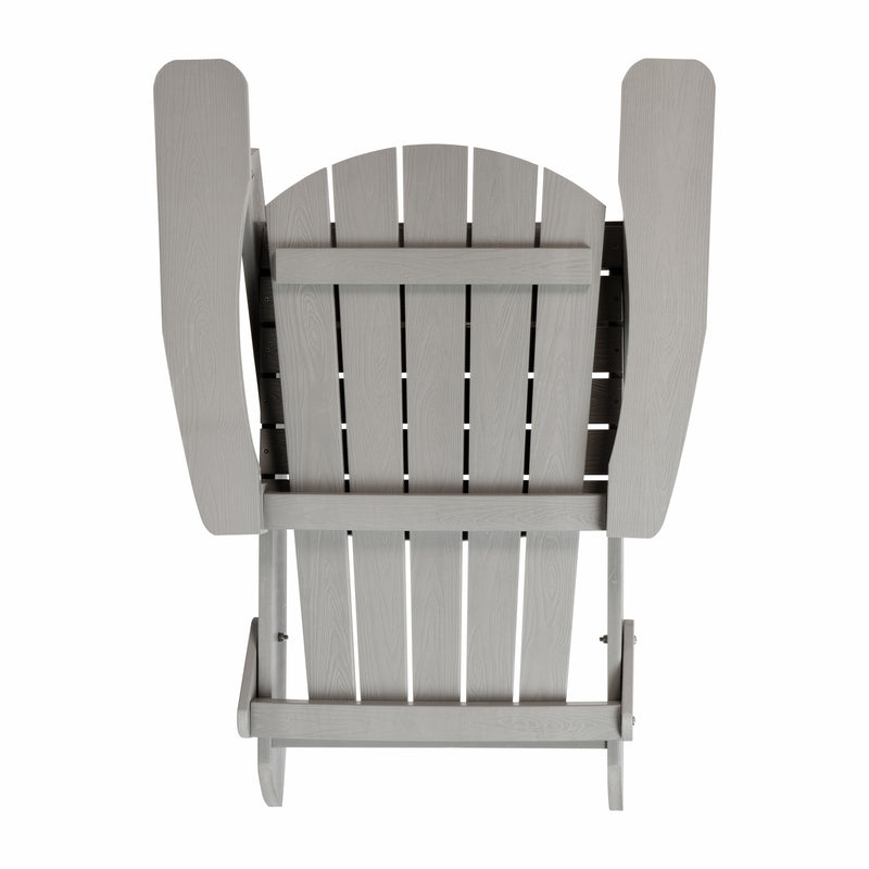 Charlestown All-Weather Poly Resin Indoor/Outdoor Folding Adirondack Chair