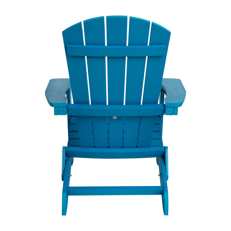 Charlestown All-Weather Poly Resin Indoor/Outdoor Folding Adirondack Chair