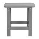 Charlestown All-Weather Poly Resin Wood Adirondack Side Table