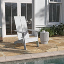 Brady Dual Slat Poly Resin Adirondack Chair