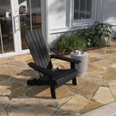 Charlestown All-Weather Poly Resin Indoor/Outdoor Folding Adirondack Chair