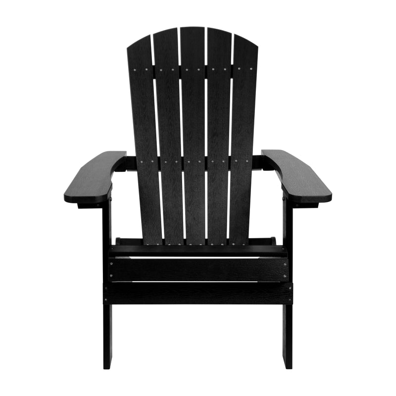 Charlestown All-Weather Poly Resin Indoor/Outdoor Folding Adirondack Chair