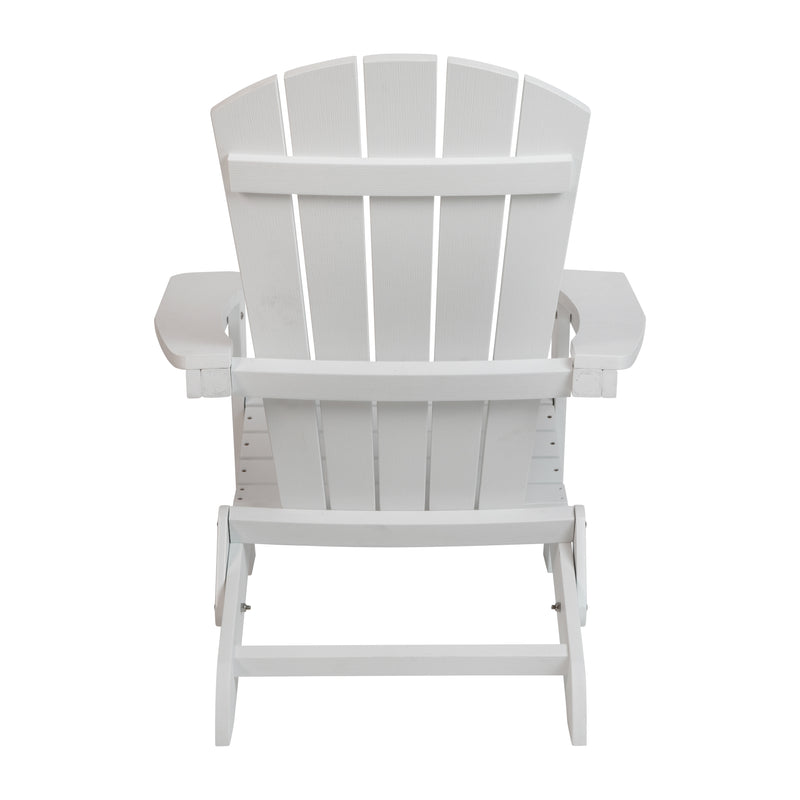 Charlestown All-Weather Poly Resin Indoor/Outdoor Folding Adirondack Chair