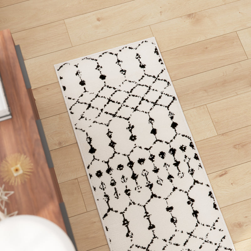 Beth Geometric Bohemian Low Pile Rug