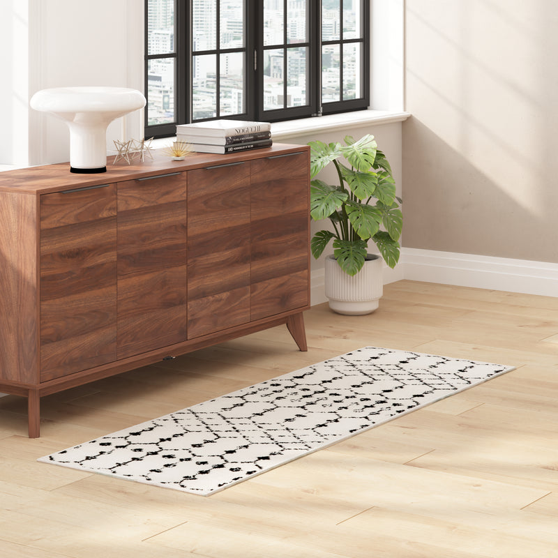 Beth Geometric Bohemian Low Pile Rug