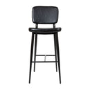 Verta Contoured Faux Leather Bar Stools