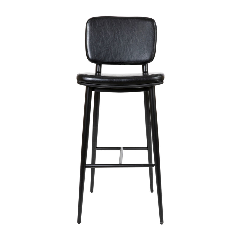 Verta Contoured Faux Leather Bar Stools