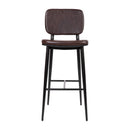 Verta Contoured Faux Leather Bar Stools