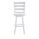 Laurel Wooden Swivel Ladderback Bar Stool