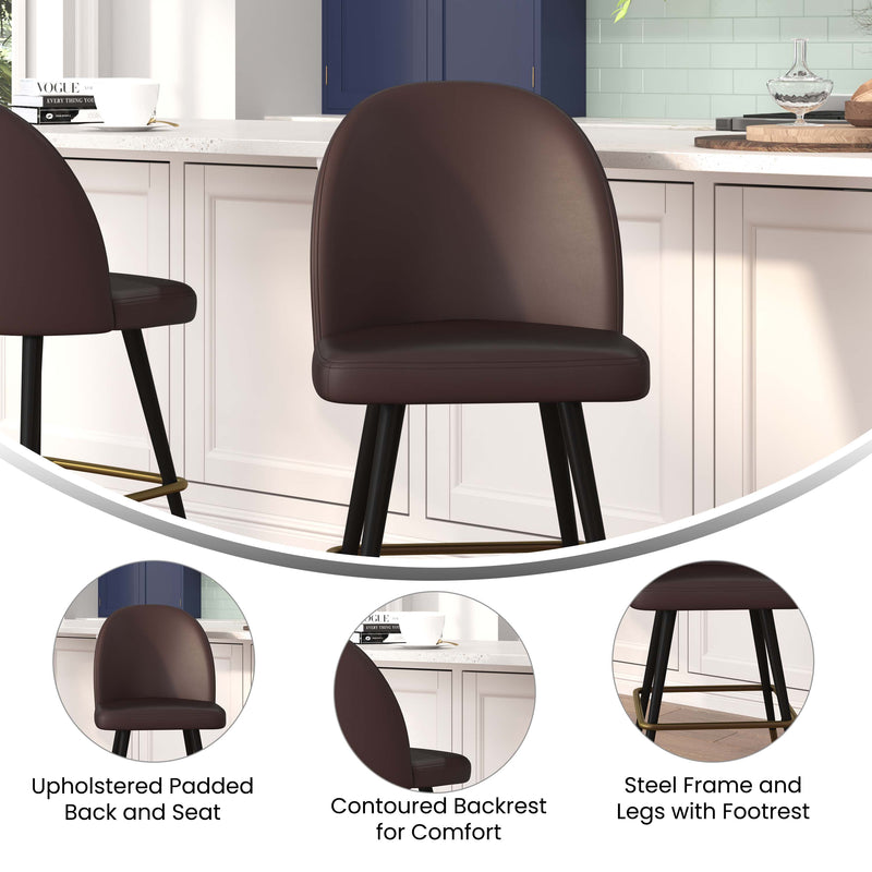 Alita Upholstered Counter Stools