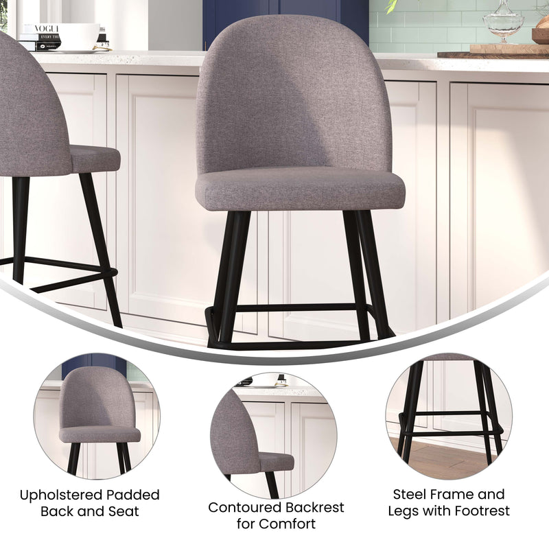 Alita Upholstered Bar Stools