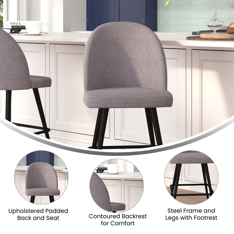 Alita Upholstered Counter Stools