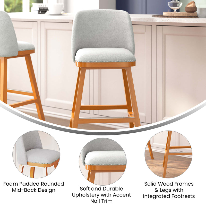 Alita Upholstered Bar Stools