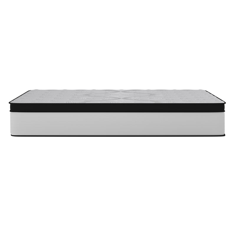 Oriana 12" CertiPUR-US Certified Hybrid Pocket Spring Mattress in a Box with an Extra Firm Feel for Durable Support