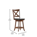 Francis Classic Wooden Swivel Counter Stool