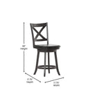 Francis Classic Wooden Swivel Counter Stool