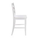 Laurel Set of 2 Wooden Ladderback Counter Stools