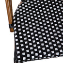 Nadia Indoor/Outdoor Stackable French Bistro Chairs, Set of 2
