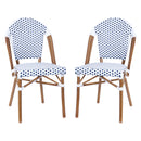 Neave Indoor/Outdoor Stackable French Bistro Chairs, Set of 2