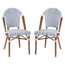 Neave Indoor/Outdoor Stackable French Bistro Chairs, Set of 2
