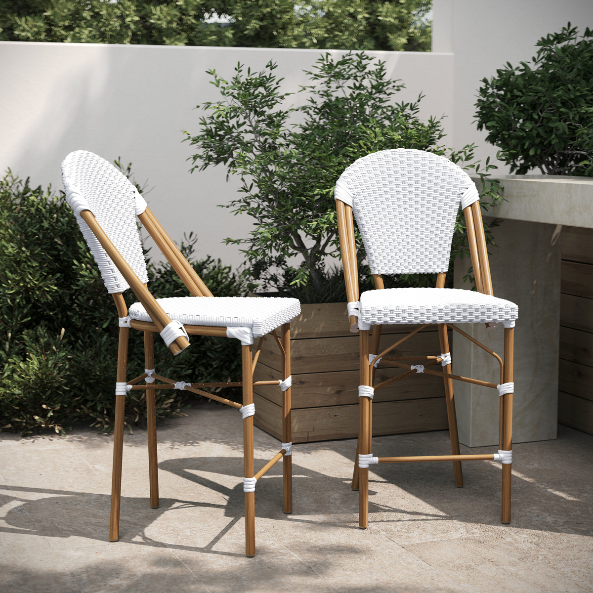 【わわわ】テーブル BISTRO TARNY Walsunny 3 Piece Outdoor Patio Furniture Set Textilene Patio