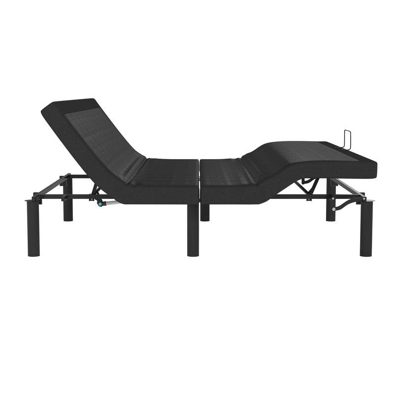 Bailey Adjustable Bed Base with Wireless Remote, Three Leg Heights, & Independent Head/Foot Incline