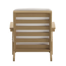 Charlestown All-Weather Poly Resin Wood Adirondack Style Deep Seat Patio Club Chair with Cushions