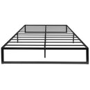 Branden 14" Minimalist Steel Platform Bed Frame with Slatted Supports