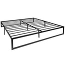 Branden 14" Minimalist Steel Platform Bed Frame with Slatted Supports