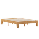 Amalia Solid Wooden Platform Bed with Wooden Support Slats in a Natural Pine Finish